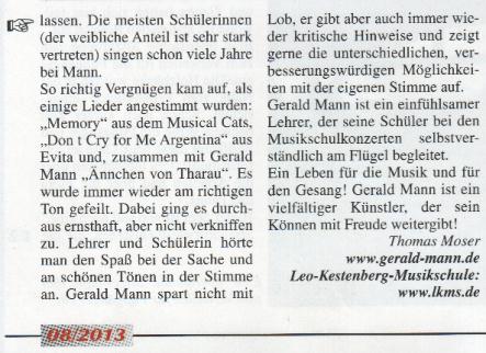 Zeitungsausschnitt